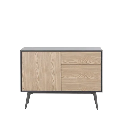 Fazer 43" Wide 3 Drawer Wide Sideboard