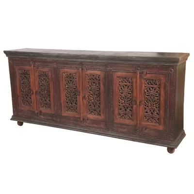 Epilobe 93" Wide Mango Solid Wood Sideboard