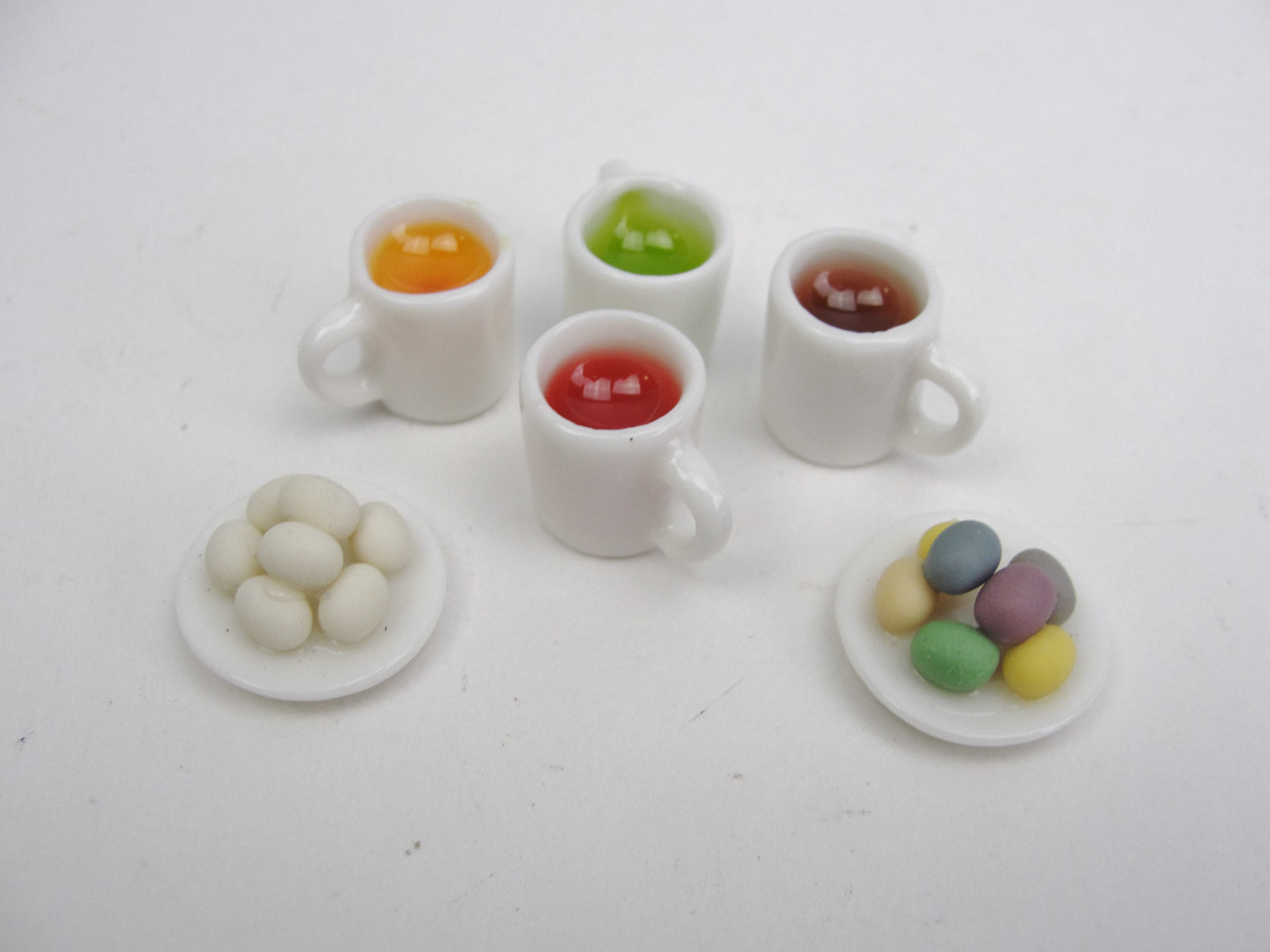 Easter Miniatures Choose Colored Eggs, Chocolate Bunnies, Or An Egg Coloring Set