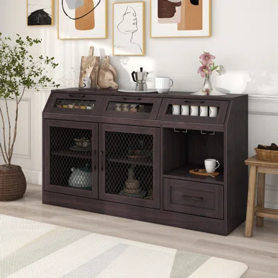 Debruyne 54" Wide 4 Drawer Sideboard