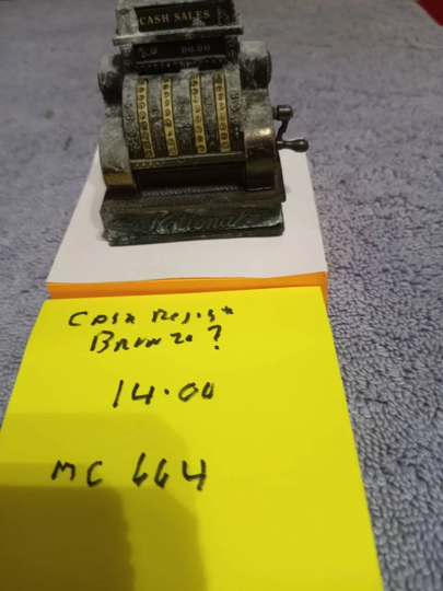 Cash Register Bronze? Vintage Pencil Sharpener