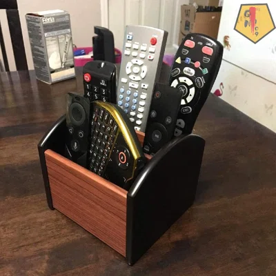 Wooden Office Supplies Desk Organizer Wood Desktop Storage Caddy Storage Holder Organizer For Mail, Pen Pencil