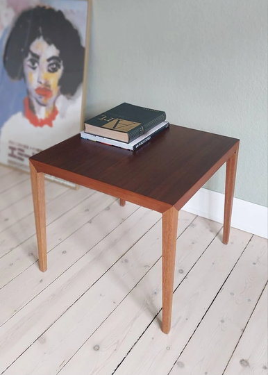 Severin Hansen Table Vintage Teak Danish Modern End Scandinavia Mid Century Furniture Design Small 1960S
