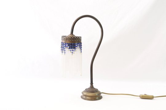 Vintage Table Lamp, Desk Brass Gifts, Accessories, Unique Home Decor, Gift For Him
