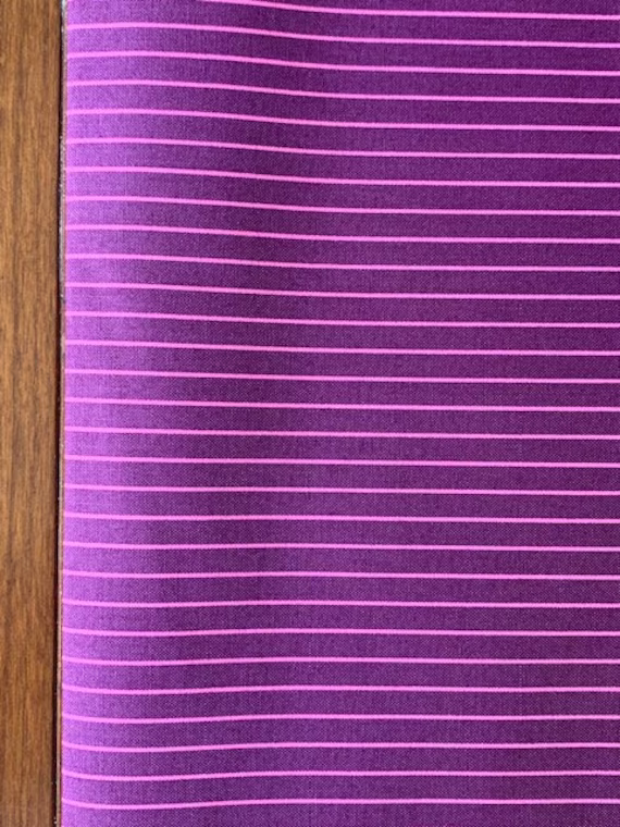 Tiny Stripes in Aster | True Colors Collection Fabric By Tula Pink | Half Yard