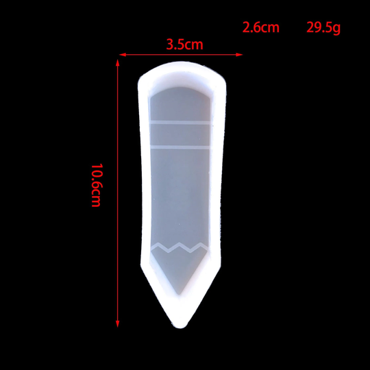 Pencil Freshie Aroma Beads Silicone Mold