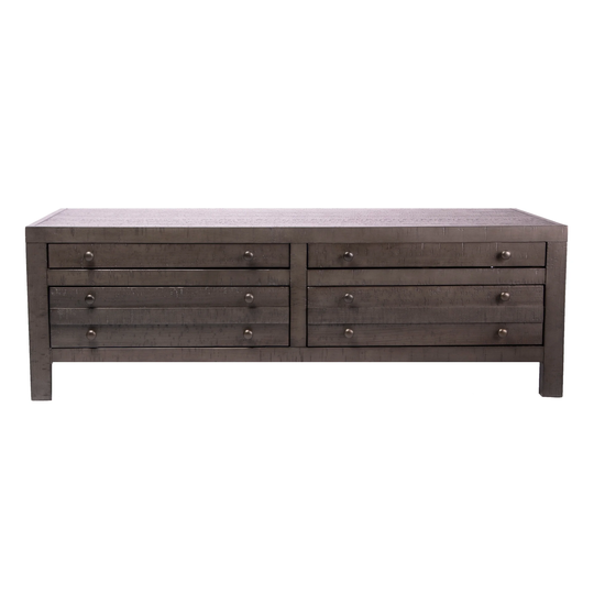 Best Quality Furniture Rustic Wood 4-Drawer Storage Coffee Table - Coffee Table
