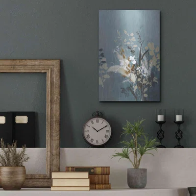 Blue Abstract by Design Fabrikken - Unframed Print on Metal
