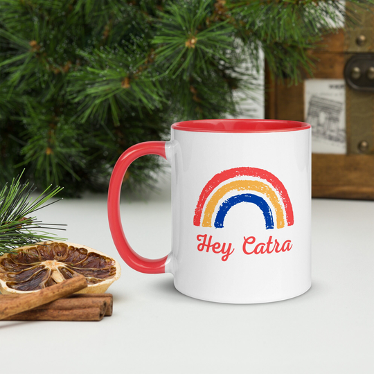 Hey Catra She Ra Mug With Color Inside, Adora Coffee Mug, Christmas Gift For Her