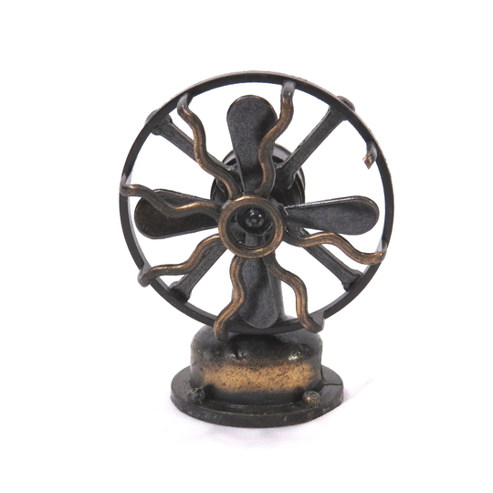 Vintage Die Cast Fan Miniature Pencil Sharpener