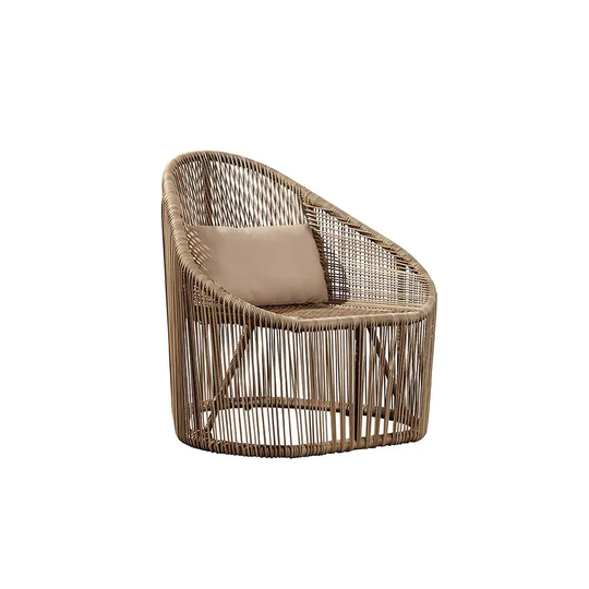 South Beach Woven Rattan Lounge Chair