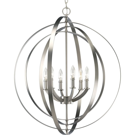 Progress Lighting 6-light Foyer Lighting Fixture - 32.250" x 29.500" x 12.250"