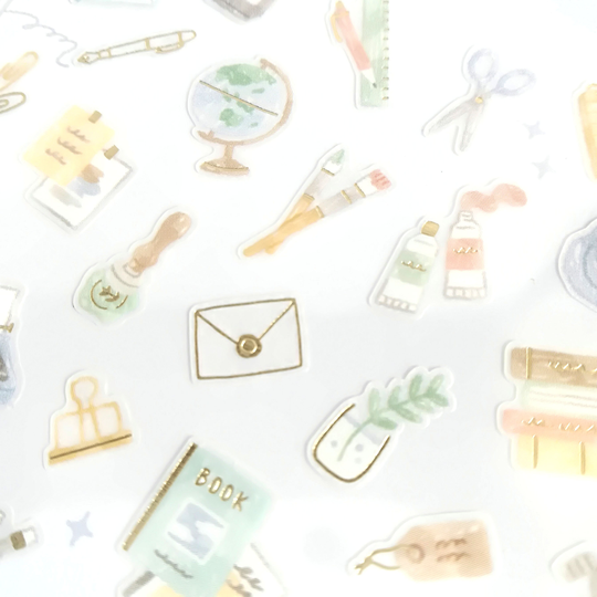 One's Diary Life Sticker"Stationery" From Japan | Mind Wave