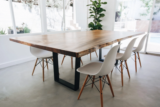 Live Edge Dining Table - Monkeypod