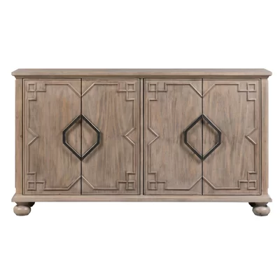 Danial 62" Wide Pine Wood Sideboard
