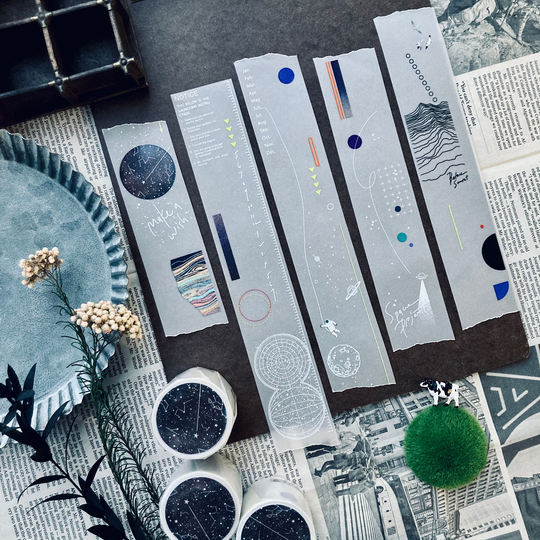 Somesortof.fern |Heliocentric |Tracking Paper Roll - 4.0cm