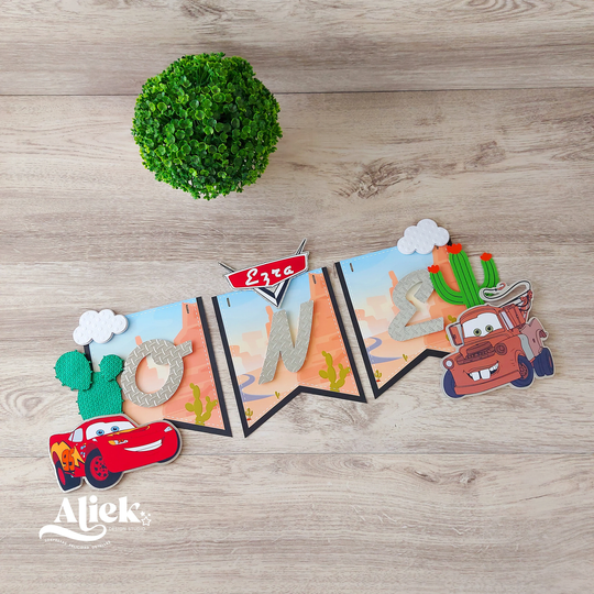 Cars High Chair Banner, Age Birthday, Party Decor, Decorations