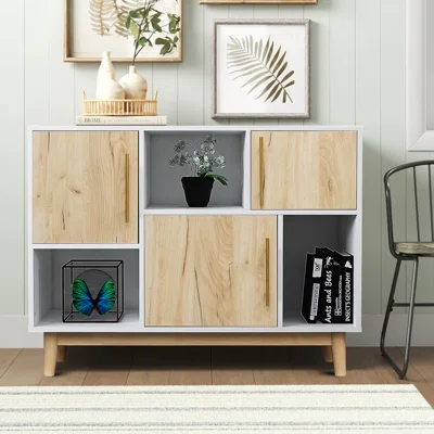 Multi-Purpose Storage Cabinet Buffet Or Kitchen Sideboard
