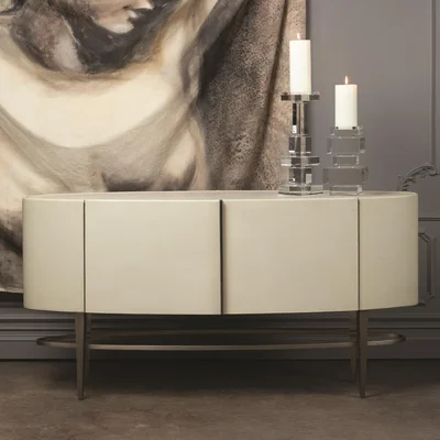 Ellipse Sideboard-Ivory