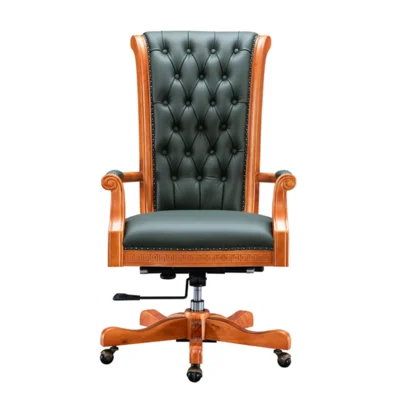 Kail Wooden Leather Executive Office Chair