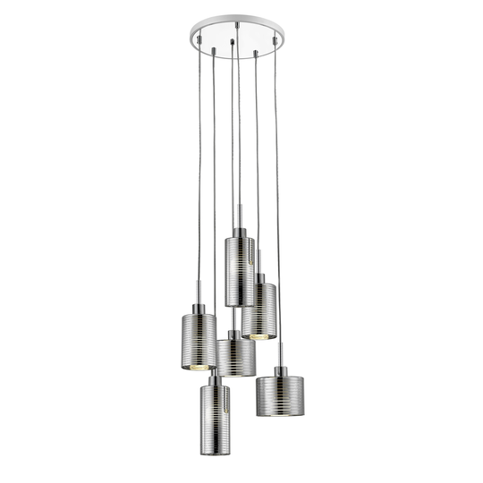 Avery Home Lighting Sempter Chrome 6-light Pendant