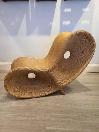 Natural Rattan Infinity Chair