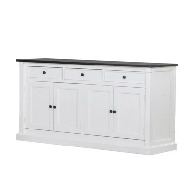 Cintra 70.75" Wide 3 Drawer Solid Wood Sideboard