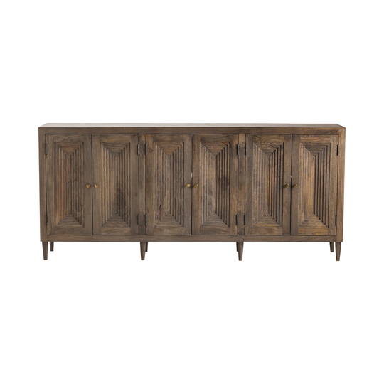 Highland Park 90"W 6 Door Sideboard 90" x 17" x 40"