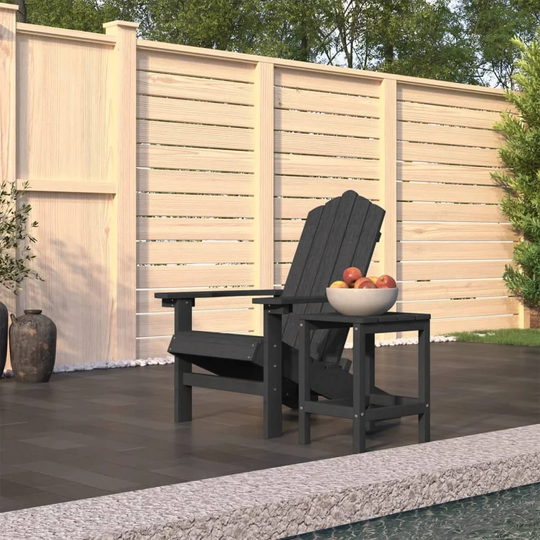 vidaXL Patio Adirondack Chairs 2 pcs HDPE multi color