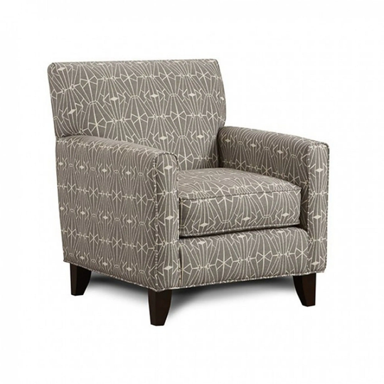 Parker Contemporary Style Chair With Crystal Pattern