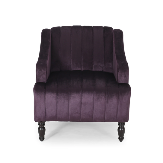 Carleson Velvet Glam Club Chair by Christopher Knight Home