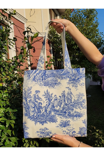 Handmade Antique Tote Bag/Bag Canvas Tote Aesthetic Waterproof