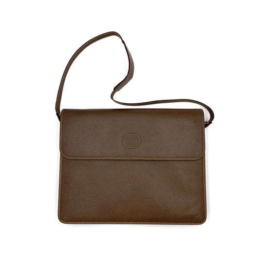 Authentic Gucci Vintage Messenger Bag With Strap