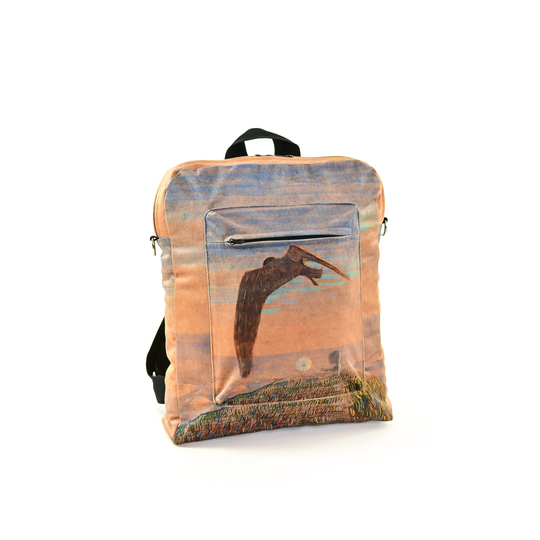 Handmade Rucksack With Dreamlike Symbolist Artwork | M.k. ÄŒiurlionis Painting