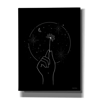 Space Dandelion by Rachel Nieman - Wrapped Canvas Graphic Art