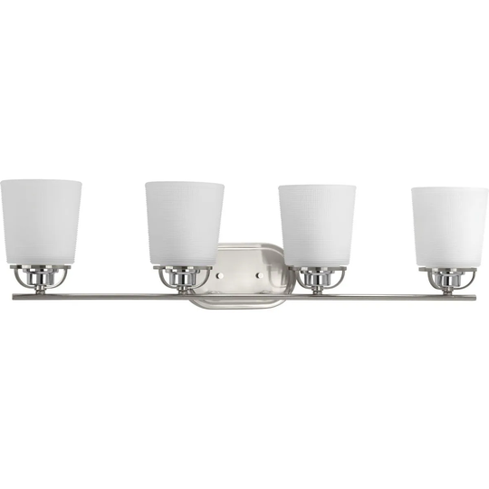 Progress Lighting West Village Four-light Steel Bath Fixture