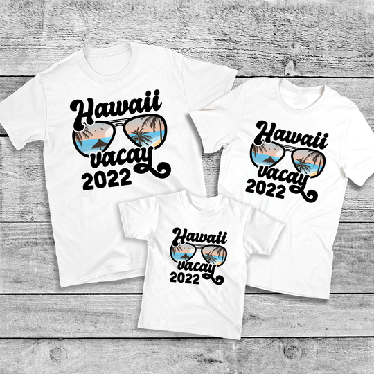 Hawaii Vacay 2022 Shirt, Family Matching Vacation Shirts, Outfit, Hawaiian Shirts