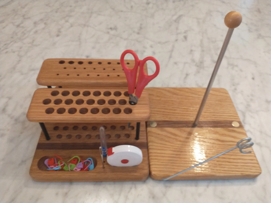 The "Elite Spinner" Crochet Hook Organizer Workstation