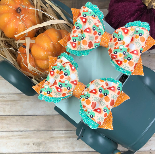 3 Inch Layered Scalloped Bow