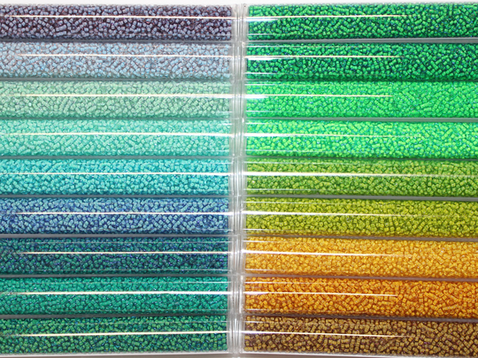 11/0 Japanese Color Lined Pack, 18 Colors, 1 Ounce Of Each, 10% Off