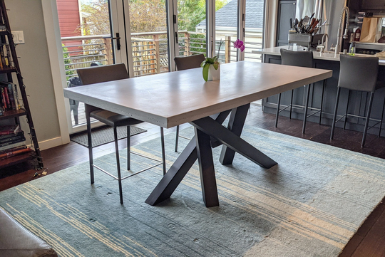 Concrete Dining Or Conference Table