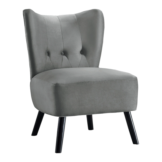 Accent Chair Velvet Padded Seat Covering Button Living Room Chair Lounge Chairs