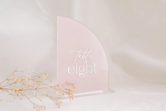 Wedding Table Numbers | Hand Painted Signs Half Arch Sail Modern Sign Top Signage For All Occasions