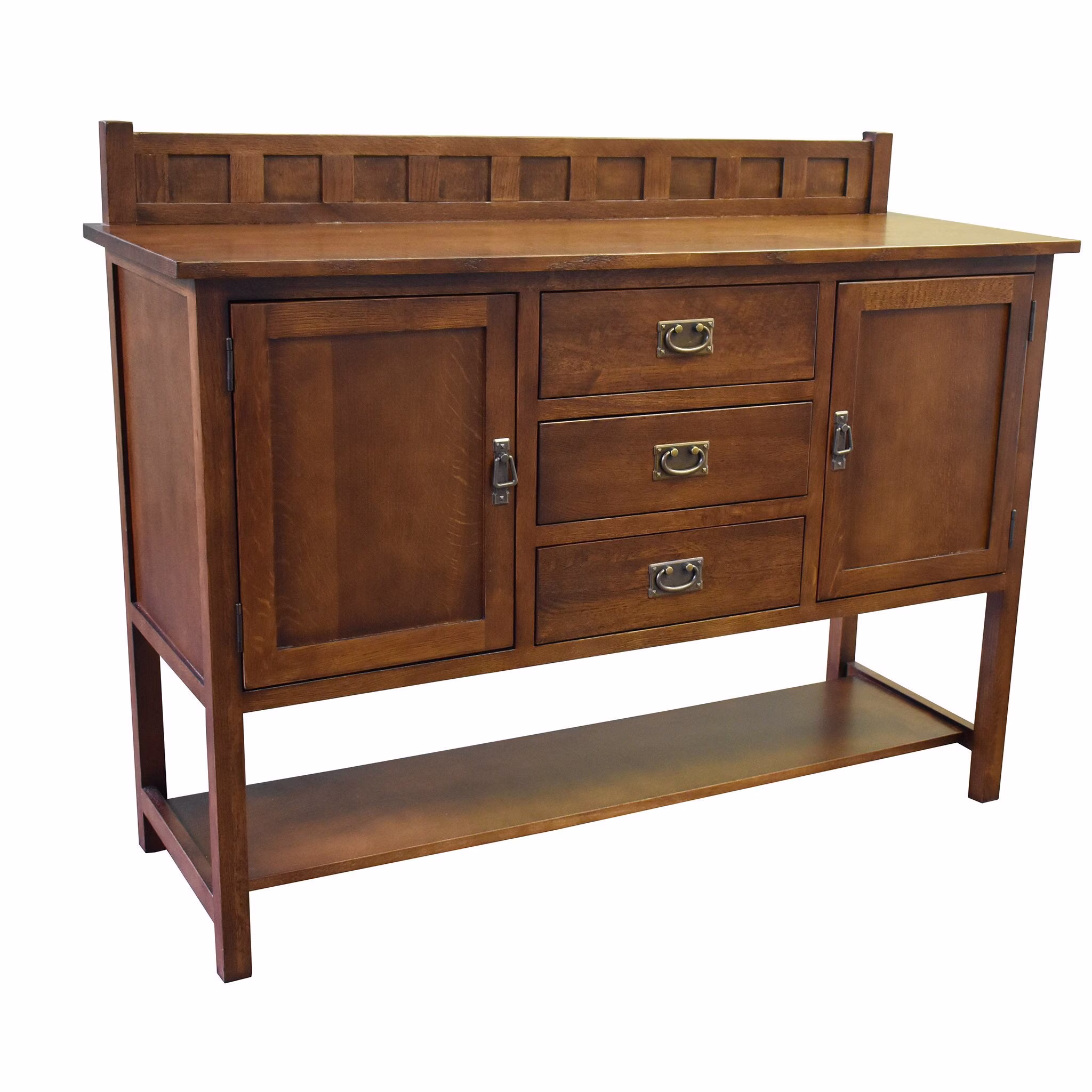 Mission Turner Sideboard With 3 Drawers & 2 Doors - Walnut 58"W