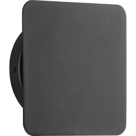 Z-2025 LED Collection 1-Light Matte Black Frosted Glass LED Modern Wall Light - 6.25 in x 2.25 in x 2.25 in