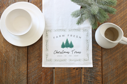 Christmas Tree Table Runner, Decor, Table, Farmhouse Holiday Pine Runner