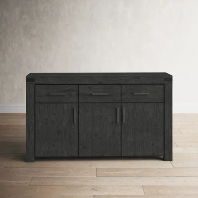 Berry 63" Wide 3 Drawer Acacia Wood Sideboard