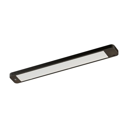 Instalux 21-in Linkable LED Bronze Motion Under Cabinet Strip Light - 21-in W x 0.75-in H x 2.75-in D