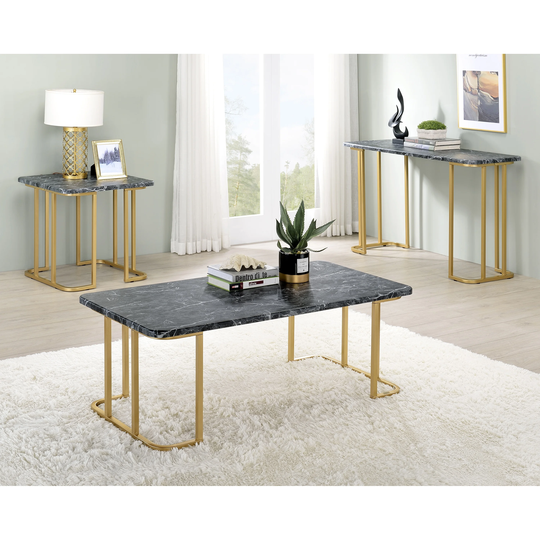 Furniture of America Deeanne Contemporary 3-Piece 47-inch Coffee Table Set