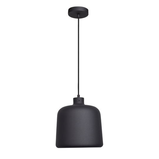 Access Lighting Nostalgia 1-light Matte Black Drum Pendant